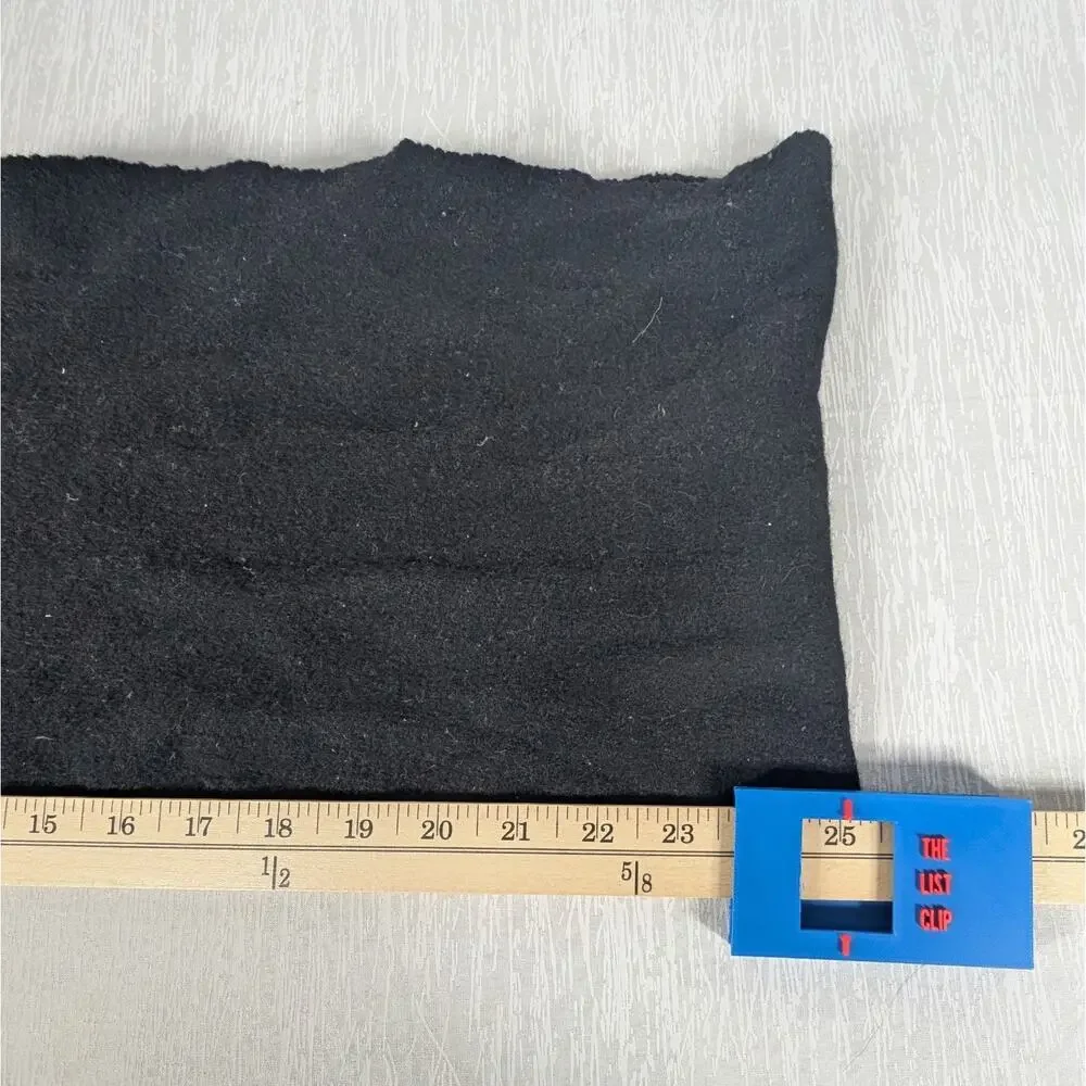 Polo Ralph Lauren Lambs Wool Scarf Black Yellow Pony 50inch